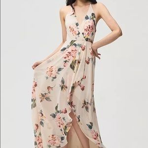 NEVER WORN W/ TAG- Jenny Yoo Bridesmaid Dress - floral blush pink size 0